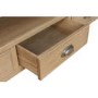 Large Smoked Oak TV Stand with Storage