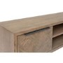 Brown Chevron TV Stand with Storage