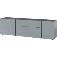 Grey Gloss TV Unit