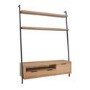 Industrial TV Unit with Shelves on Top