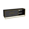 Gold and Marble Effect TV Unit