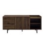 Foster Modern Storage TV Stand in Dark Walnut
