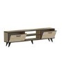 Nirvana Oak and Black TV Stand 