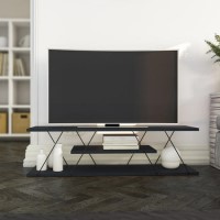 Canaz Minimalist TV Stand in Anthracite Grey