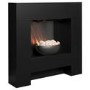 Adam Electric Fireplace Suite in Textured Black 36" - Cubist