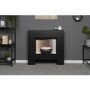 Adam Electric Fireplace Suite in Textured Black 36" - Cubist