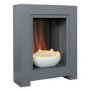 Adam Grey Freestanding Electric Fireplace Suite 23" - Monet