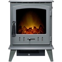 Adam Aviemore Grey Electric Stove Fire Adam Aviemore Grey Electric Stove Fire