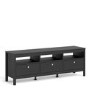 Large TV Stand with Storage in Black - TV's upto 74"  - Furniture to Go