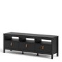 Large TV Stand with Storage in Black - TV's upto 77" - Furniture to Go