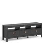 Large TV Stand with Storage in Black - TV's upto 77" - Furniture to Go