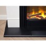 Adam Chesterfield White & Grey Electric Fireplace Suite 44 Inch