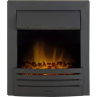 Adam Eclipse Black Inset Electric Fire with Remote Control Adam Eclipse Black Inset Electric Fire with Remote Control