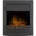Adam Black Inset Electric Fire with Remote Control - Eclipse