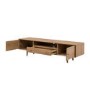 Large TV Stand with Storage in Solid Oak  - TV's up to 45" - Marny