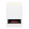 FOL105305 Be Modern Oxton White Media Wall Suite in Ash White 63 Inch