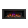 Be Modern 45" Wall Inset Electric Fire with Black Trim - Avella Grande