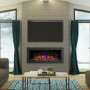 Be Modern 45" Wall Inset Electric Fire with Black Trim - Avella Grande