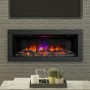 Be Modern 45" Wall Inset Electric Fire with Black Trim - Avella Grande