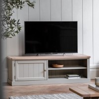 Large Sage Green Wooden TV Stand with Storage - TV's up to 55" - Eton - Caspian House Large Sage Green Wooden TV Stand with Storage - TV's up to 55" - Eton - Caspian House