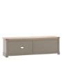 Large Sage Green Wooden TV Stand with Storage - TV's up to 55" - Eton - Caspian House