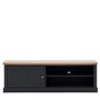 Large Navy Blue Wooden TV Stand with Storage - TV's up to 55" - Eton - Caspian House
