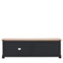 Large Navy Blue Wooden TV Stand with Storage - TV's up to 55" - Eton - Caspian House