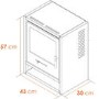 OKO S1 Bio Ethanol Stove in Charcoal Grey