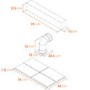 Adam Oak Beam, Hearth & Stove Pipe Set