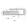 Evoque Grey High Gloss TV Unit Stand with Storage Drawers