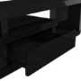 Evoque Black High Gloss TV Unit with Touch Open Drawers