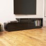 Evoque Black High Gloss TV Unit with Touch Open Drawers