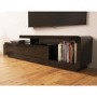 Evoque Black High Gloss TV Unit with Touch Open Drawers
