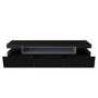 Wide Black Gloss TV Stand with Storage - TV's up to 83" - Harlow