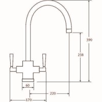 Franke LAX11050DP Largo Undermount Large Single Bowl Sink and Tap Designer Pack