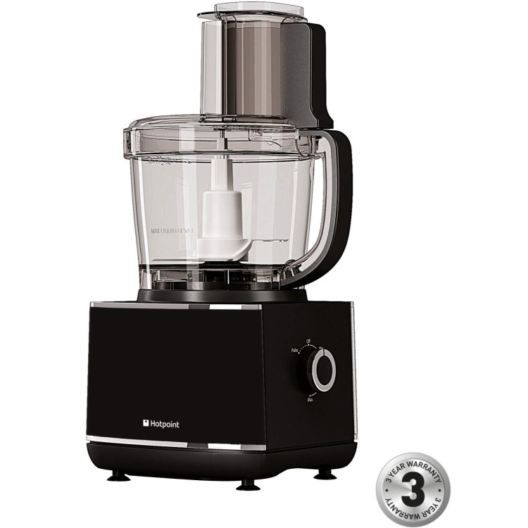 Hotpoint FP1005AB0 1000W Food Processor Black