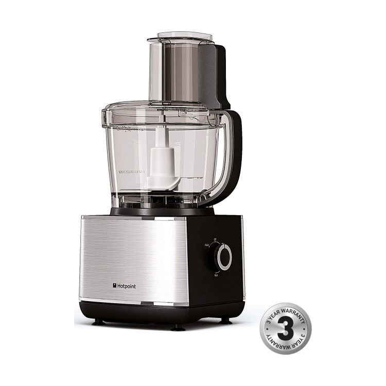 Hotpoint FP1005AX0 1000W Food Processor Stainless Steel