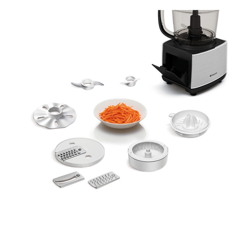 Hotpoint FP1009AX0 1000W Full Food Processor Stainless Steel