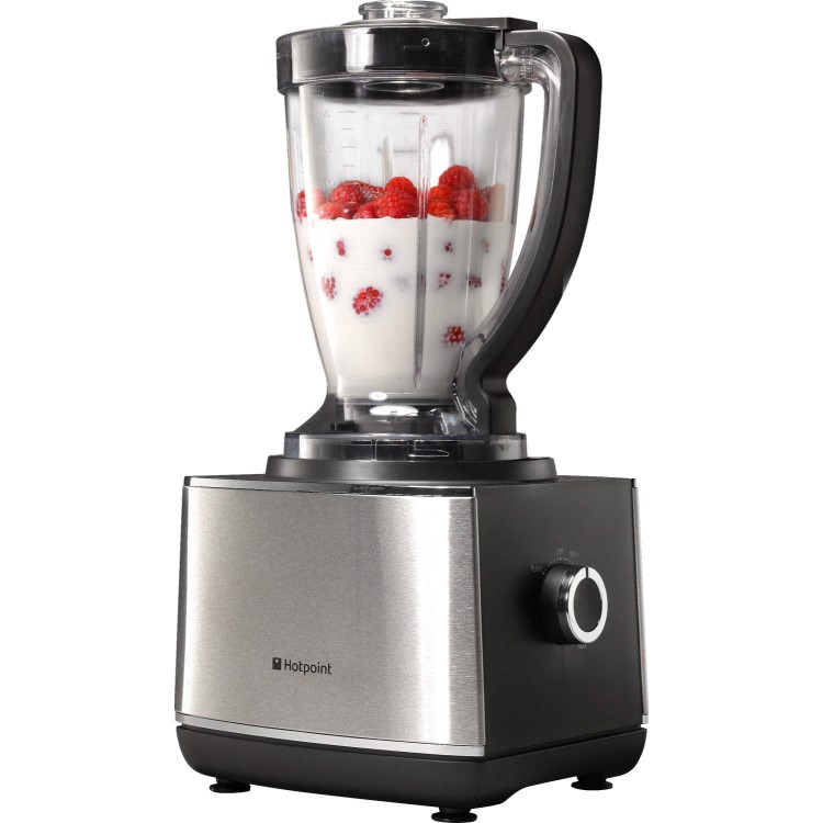 Hotpoint FP1009AX0 1000W Full Food Processor Stainless Steel
