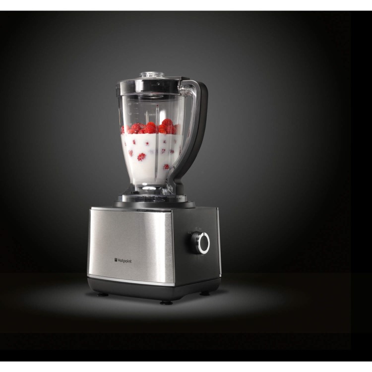 Hotpoint FP1009AX0 1000W Full Food Processor Stainless Steel