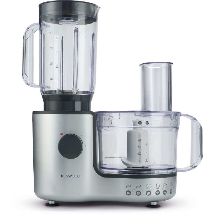 GRADE A2 - Kenwood FP195A MultiPro Food Processor & Blender - Silver