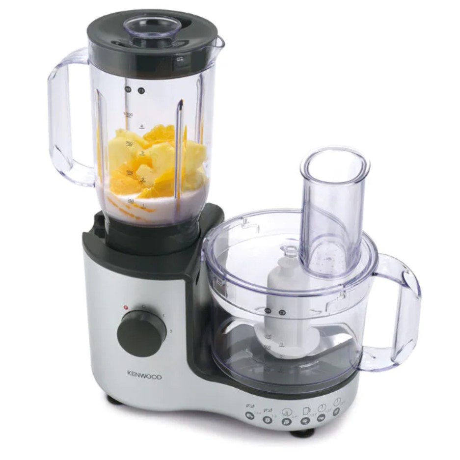 Kenwood FP195 Compact Food Processor Silver And Grey Appliances Direct