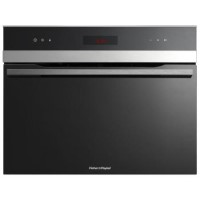Fisher & Paykel OS60NDTX1 80781 Touch Control Compact Height Built-in Steam Oven Black