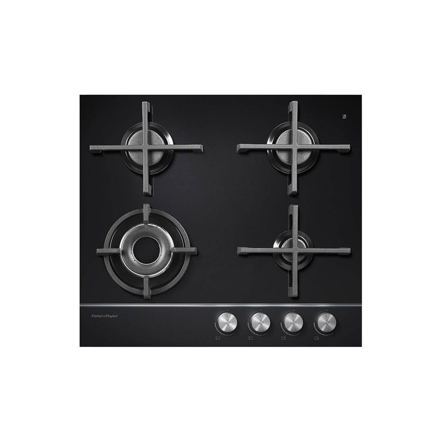 Fisher & Paykel FP80801 CG604DLPGB1 Designer 600mm Wide 'Gas on Glass