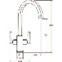Franke FPLANCH Planar Mixer Tap - Chrome