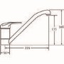Franke Pro Top Lever Tap - Silk Steel