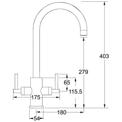 Franke FPTOSS Panto Single-flow Tap