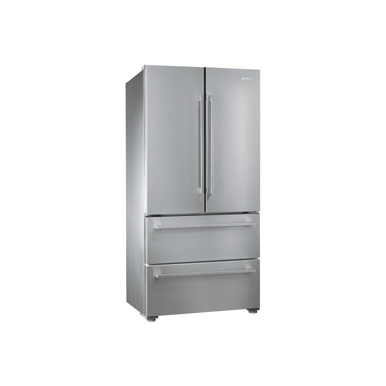GRADE A2 - Smeg FQ55FX1 4-Door American Fridge Freezer Stainless Steel