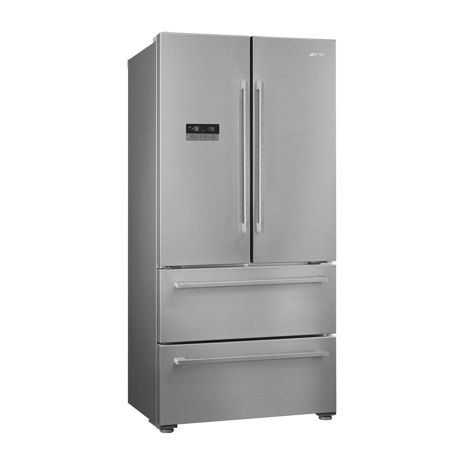 Refurbished Smeg FQ55FXDF Freestanding 508 Litre American Fridge Freezer Stainless Steel