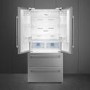 Refurbished Smeg FQ55FXDF Freestanding 508 Litre American Fridge Freezer Stainless Steel